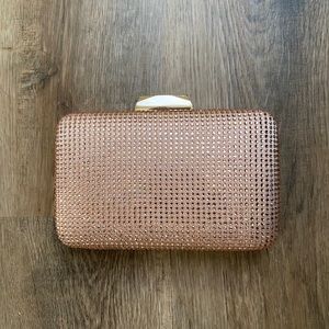 Rose Gold clutch